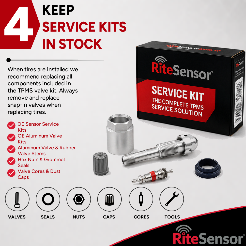 Step 4 TPMS - Success Keep Service Kits In Stock