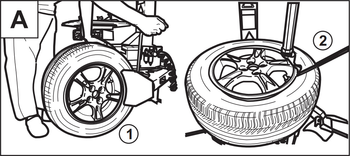 Deflate and Disassemble Tire and Wheel