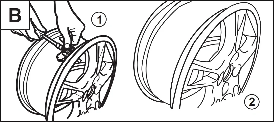 Detach Sensor from Stem, Remove Stem and Inspect the Wheel