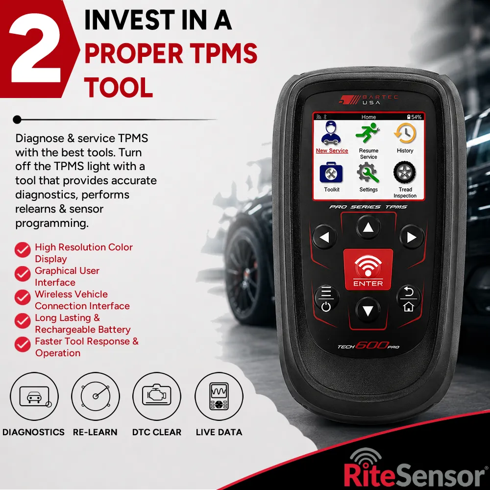 Step 1 TPMS Success - Invest In Maximum Coverage Programmable Sensors