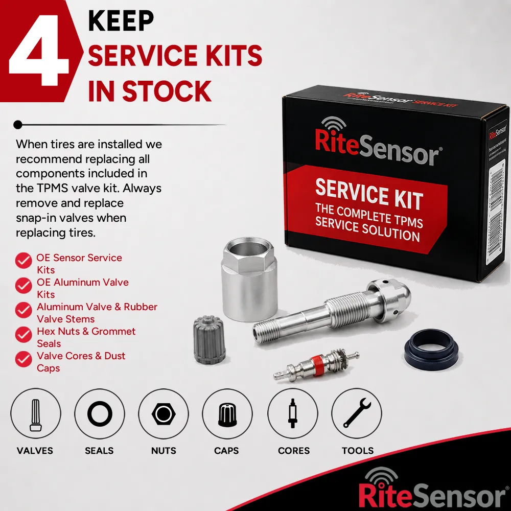 Step 4 TPMS - Success Keep Service Kits In Stock